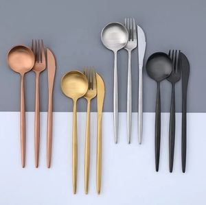 🎉HP🎉4-Person Flatware Gift Set Rose Gold Copper